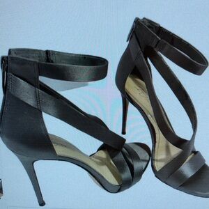 Charcoal Strappy Heels